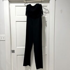 Reiss. black lace jumpsuit. Size 6